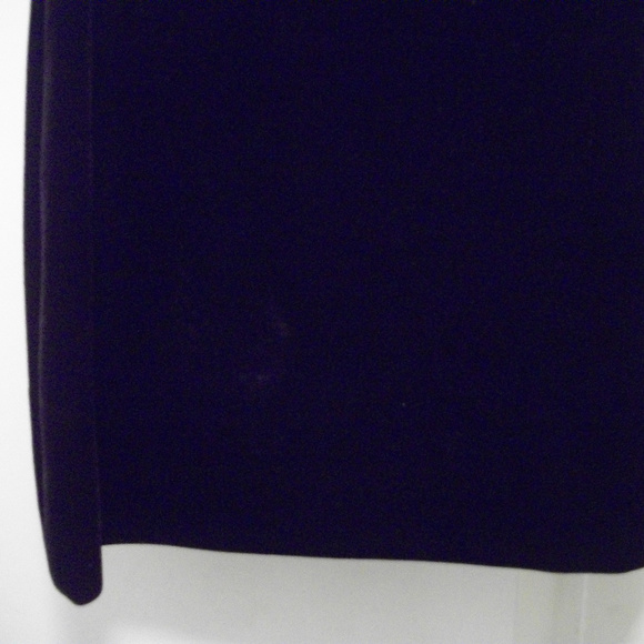 RICH GIRL JAZZ CLUB L.BAIES SEXY DARK PURPLE VELVET STRETCHY DRESS S - Picture 8 of 8